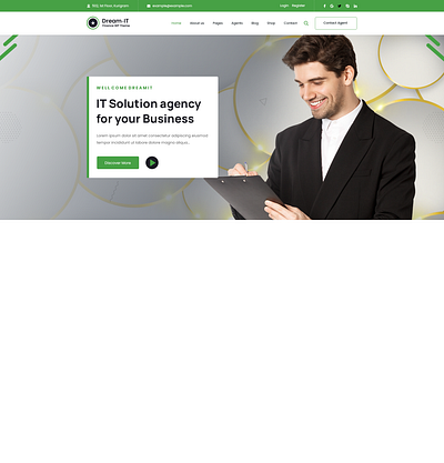 landing page banner animation branding graphic design logo motion graphics ui