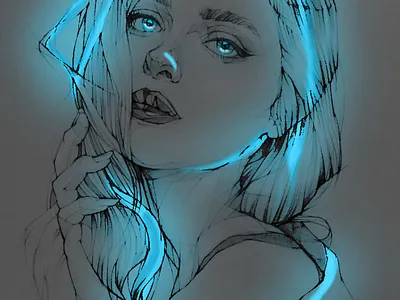 Glow Effect Image Adjustment adobe photoshop design digital art glow glow effect graphic design image image adjustment neon neon light effect photoshop