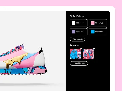 remx creator tool βeta 3d augmented reality crypto dark mode design digital wearables metaverse nfts pink ui ux