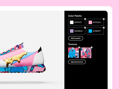 remx creator tool βeta 3d augmented reality crypto dark mode design digital wearables metaverse nfts pink ui ux