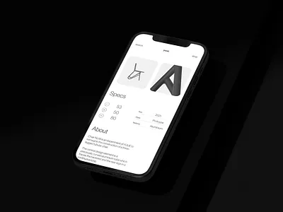 NO°19 chair furniture interior layout minimal photos ui web design