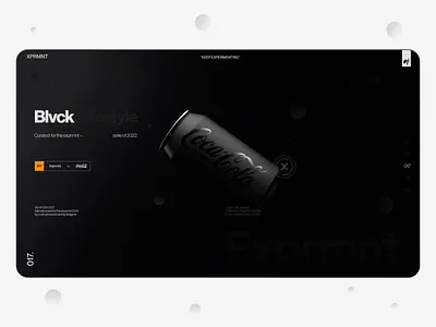 XPRMNT 017 ads black brand strategy branding coca cola design graphic design illustration interface layout logo ui ux vector webdesign