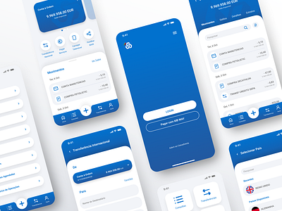 Caixadirecta Mobile App Redesign app design bank banking design finance finance app fintech interface mobile mobile app money online banking savings ui user experience user interface ux wallet