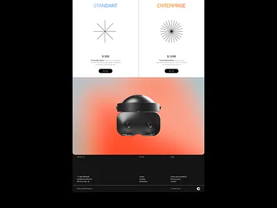 Lynx R1 Headset ar design gradient headset inspiration landing page reality ui ux virtual vr web webdesign