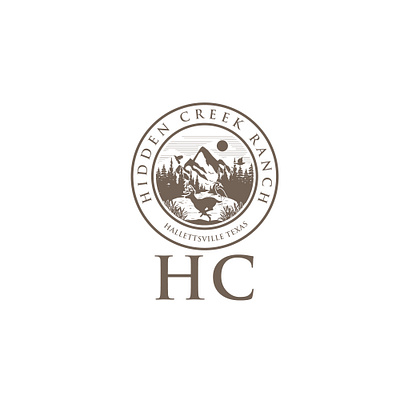 creek ranch deer logo branding creek deer design graphic design lake logo ranch vector