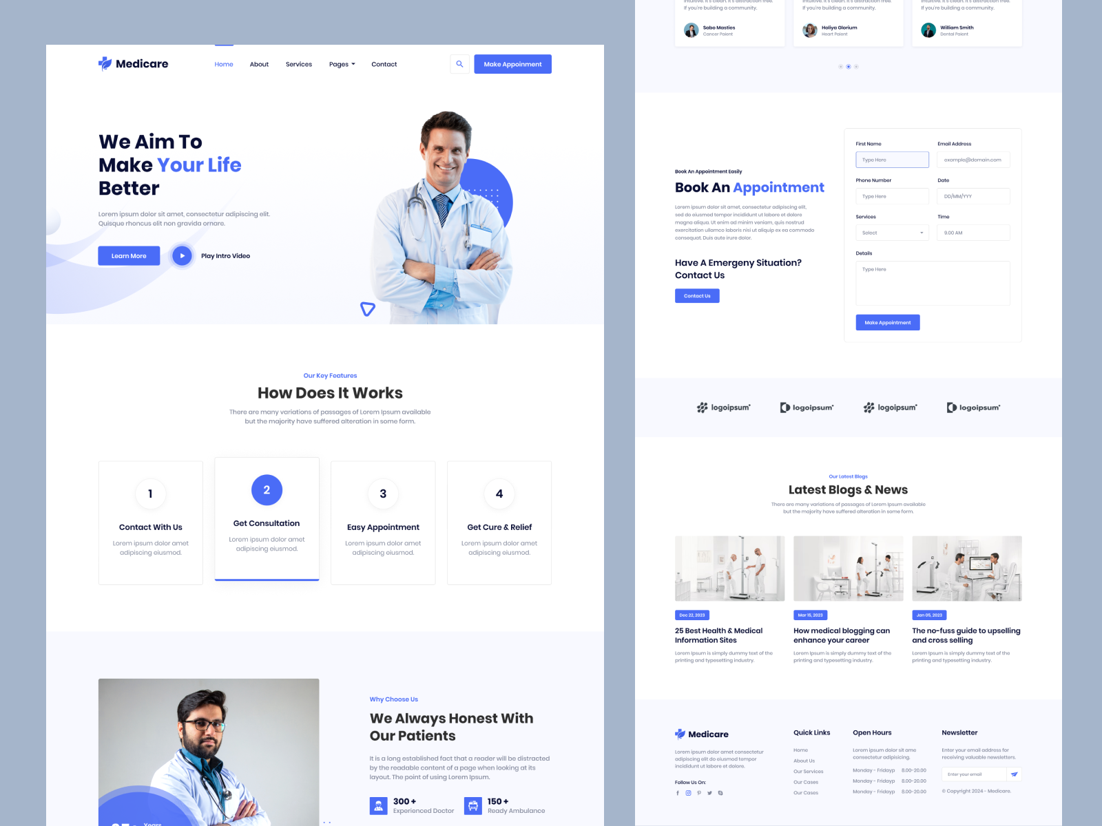 Example of Minimal & Modern Landing Page Design