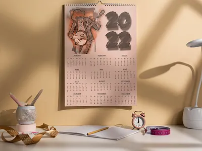 Wall Calender Design adobe illustrator calender calender design design digital art graphic design graphics design illustration image