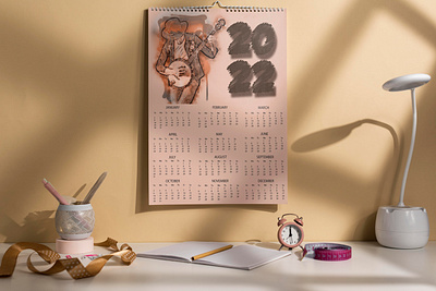 Wall Calender Design adobe illustrator calender calender design design digital art graphic design graphics design illustration image