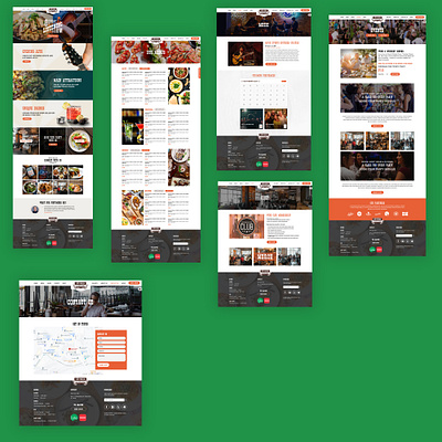 Restaurant and Bar banner design graphic design illustration typography ui web