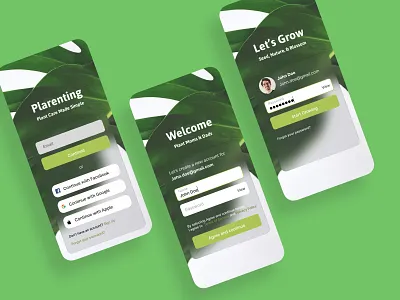 Sign Up / Log In Page - Daily UI #001 design ui