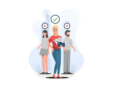 Valid document agency app branding design flatdesign graphic design illustration vector