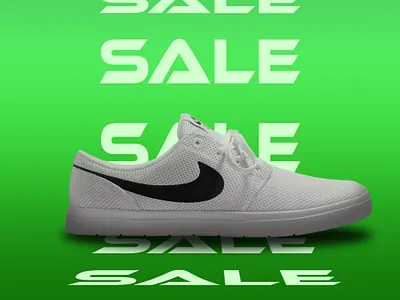 Nike shoes sale graphic design