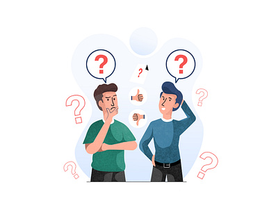 Right Questions agency app branding design flatdesign graphic design illustration logo vector