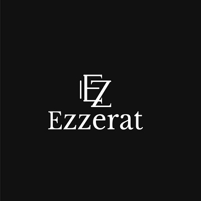 Ezzerat logo graphic design logo