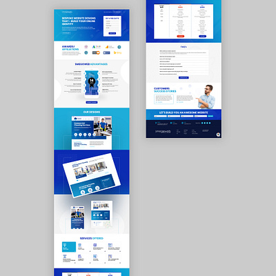 Landing Page Design banner graphic design illustration typography ui ux web