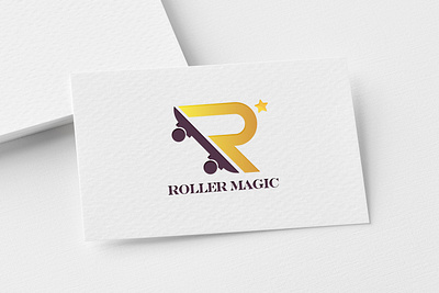Attractive Logo Design for Roller Magic branding design graphic design illustration logo logo design typography vector
