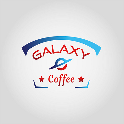 Galaxy Coffee graphic design logo