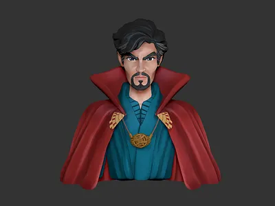 Doctor Strange 3d 3d designer bahrain benedict benedict cumberbatch doctor strange dribbble film graphic design magic marvel multiverse of madness philippines riyah baylon