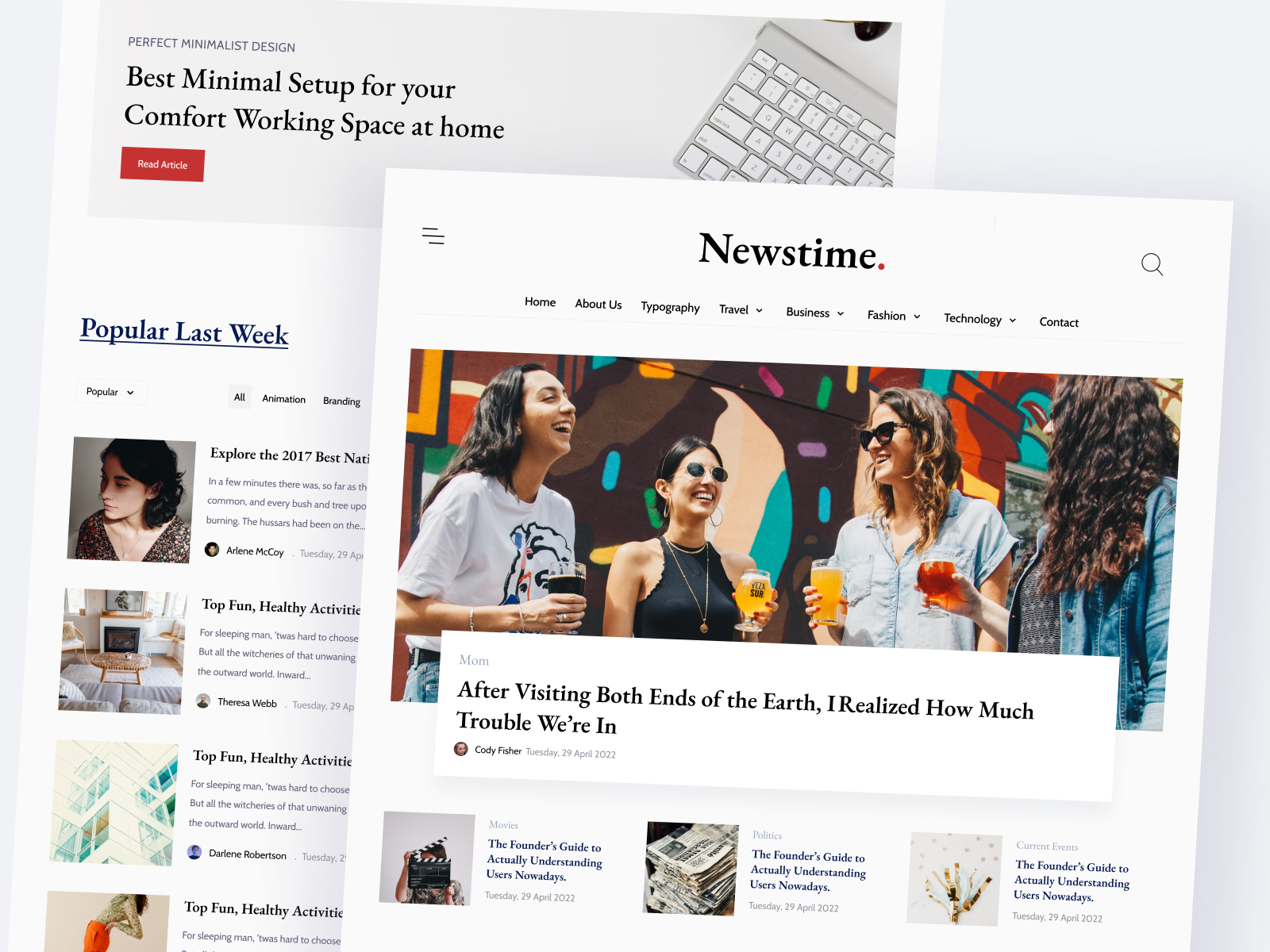 Example of Responsive Landing Page (Design Only)