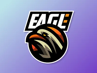 EAGLE | Bold & Minimalist Logo branding design eagle logo eagle mascot esport logo gaming logo illustration logo mascot logo minimalist logo rdcl redicul vector