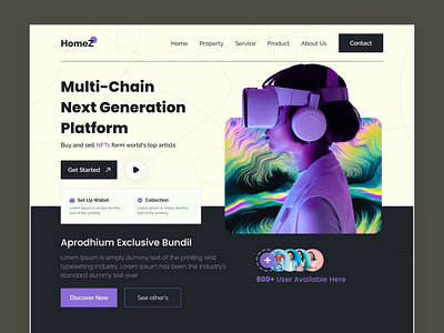 NFT Markerplace - Header Exploration app branding cryptocurrency cryptocurrencylanding page design graphic design landing landing page marketplace new design nft nft app nft marketplace nftcryptocurrency ui ux web page website