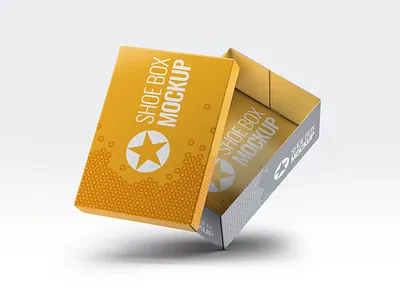 ShoeBox Packaging Mockup app box box packaging branding cute design illustration logo mockup packaging packaging design shoebox