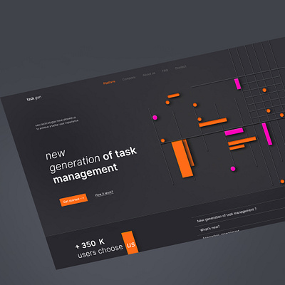 Task management 2022 design trends dark design dribbble best management minimalist new platform task task management ui ux web