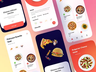 Food Delivery App design food food app food application food delivery minimal mobile app mobile food mobile food app reserve app reserve food ui design uiux ux uxdesign