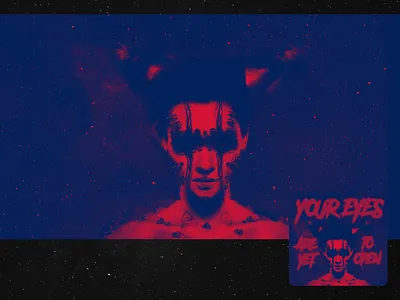 Your eyes are yet to open (2019) graphic design