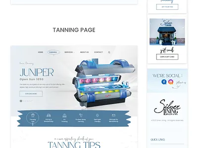 Silver Lining Salon & Spa adobe xd beauty branding graphic design hair illustration landing page luxury massage nails photoshop salon spa spa esthetics tanning tanning service ui web design website design wordpress theme design