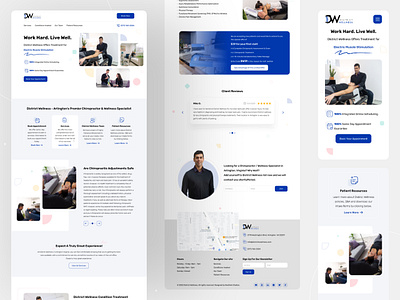 District Wellness creative design health medicine ui uidesign uiux userinterface ux uxdesign web web design