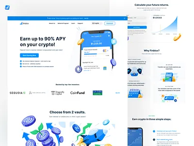 Finblox Website Redesign branding crypto crypto website illustration indonesian landing page marketing site minimalist redesign website