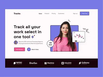 Tracking Website Design : landing page agency app landing page color header hero home page landing page saas landing page tracking ui ui design uiux uiux design ux ux design visual design web design web header website website design