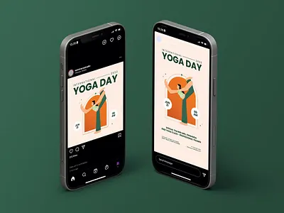 FREE International Yoga Day Flyer Template aesthetic branding catalog clean day flyer design flyer template graphic design illustration indesign international international yoga magazine minimalist motion graphics print printable template yoga yoga day