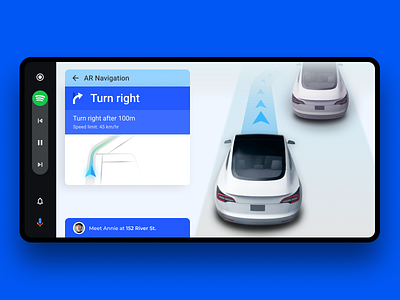 Android Auto - AR Navigation android auto android automotive os ar navigation automotive hmi navigation ui ux