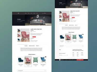 Ecommerce Product Details branding cart page ecommerce ecommerce website furniture app furniture store graphic design interface online shop product details product page shop shopping app shopping cart ui web design website