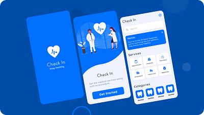 Check In app ui