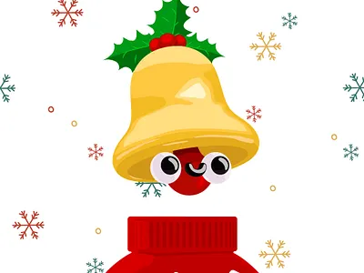 Christmas Bell NFT Illustration bell christmas bell christmas bell nft illustration christmas nft design illustration interfaces nft nft vector