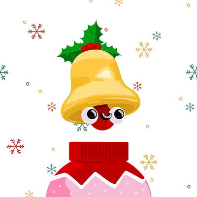 Christmas Bell NFT Illustration bell christmas bell christmas bell nft illustration christmas nft design illustration interfaces nft nft vector