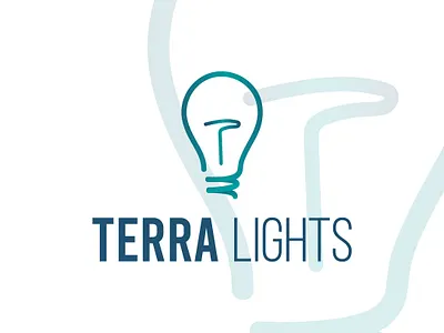 TERRA LIGHTS LOGO abstract logo branding combo logo design illustration jellypiish lights logo logo wordmark logo