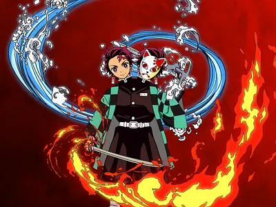 Demon Slayer Tanjiro Kamado NFT Illustration antonym nft demon slayer design illustration jellypiish nft nft illustration tanjiro tanjiro kamado vector