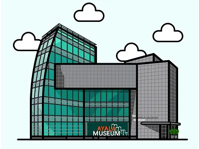 Ayala Museum Miniature Illustration architecture art art gallery artwork ayala museum building design illustration illustrator miniature miniture