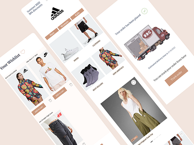 Ecommerce app - mobile app design e commerce illustration ui ux