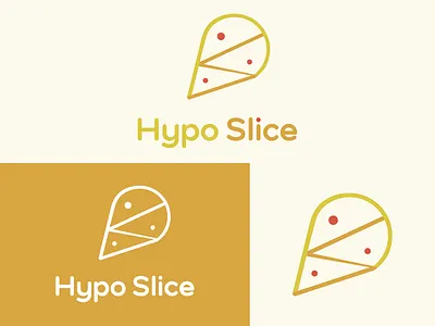 Logo for Hypo Slice adobe illustrator brand identity clean creative design food food company food company logo graphic design illustration logo logo design minimal modern professional restaurant restaurant logo simple