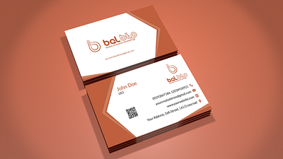 Business card for BAL BTP adobe illustrator brand identity business card business card design clean company construction creative design graphic design illustration logo logo design minimal modern professional real estate real estate business card unique