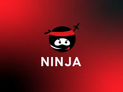 NINJA Logo Design brand identity design brand logo branding business logo creative logo flat logo graphic design illustration logo logo design logo folio logo mark logo type minimalist logo modern logo ninja logo professional logo