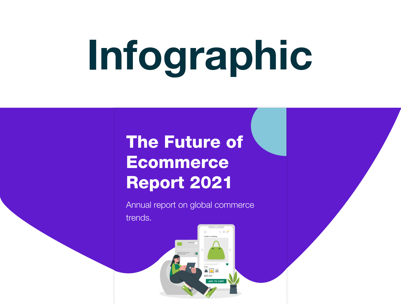 Example of Ecommerce Report - Infographic Design