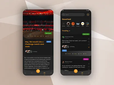 Social Events App app design app ui beautiful app designs branding community event events app social events social media app social media app design ui uiux