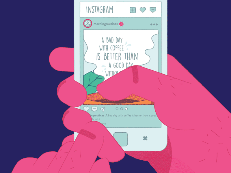 Social Coffee Time - Part 2 animated animation character formfunction gif illustration media motion graphics nft nftart social solana