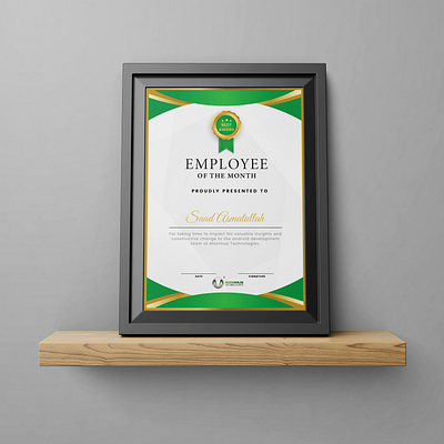 Certificate Design